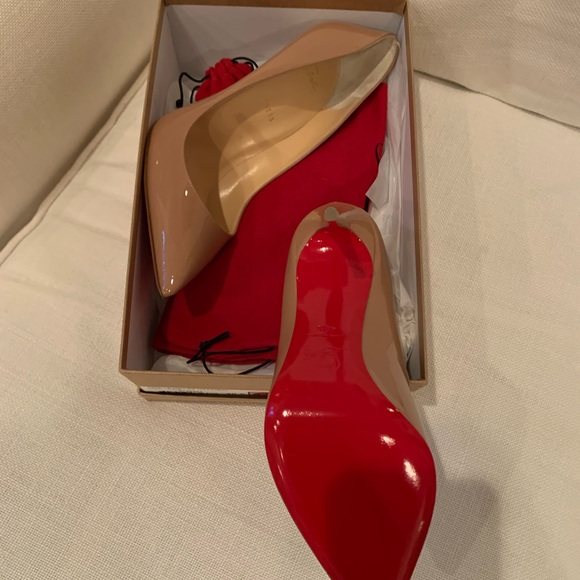 Christian Louboutin Pointed Toe 100 heel shoes - Picture 4 of 7